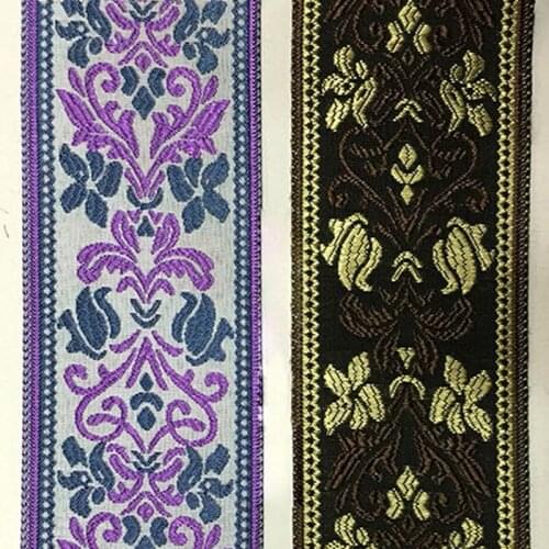 Embroidery Tape of the Bed Cover Rim Pillow Rim quilt of Cover Edge of Curtain Edge Curtain Flame Home textile Art Hand Work