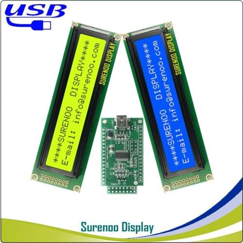 LCD2USB USB 242 24X2 2402 Character LCD Module Display Screen Panel sutible LCD Smartie & AIDA64 for DIY PC