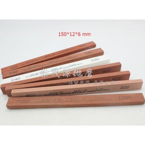 150*12*6mm chromium corundum knife whetstone Sharpening Sander Stone Repair wheel tool 120-1200# Coarse grinding