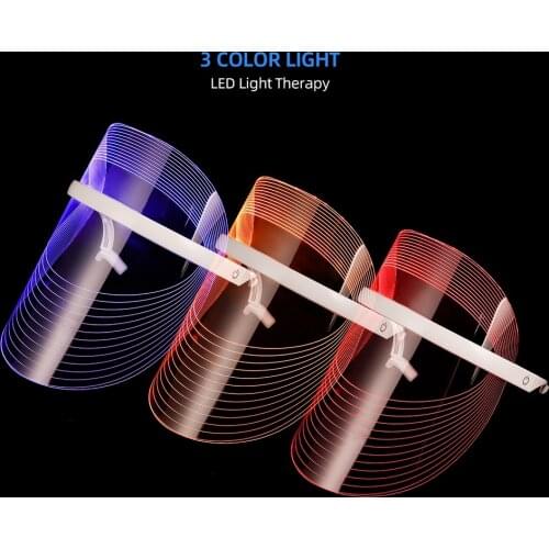 3/7 Colors LED Light Therapy Face Mask Photon Instrument Anti-aging Anti Acne Wrinkle Removal Skin Whiten Face Beatuy Device