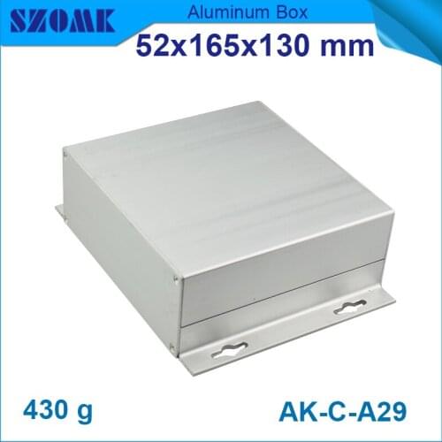 4 pcs/lot 52(H)x165(W)x130(L) mm aluminium junction box with wide body and smooth surface for industry and factory from China