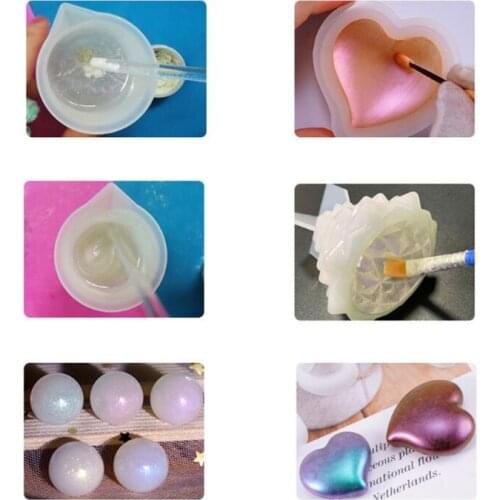48 Colors Cosmetic Grade Pearlescent Natural Mica Mineral Powder Epoxy Resin Dye