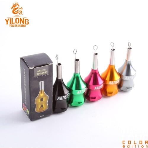 30mm Aluminum Tattoo Grip Tube With 1 Needle Barble For Cartridge Tattoo Needle Rotary & Coil Tattoo Machine Gun