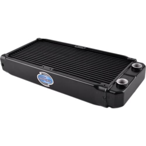 Syscooling water cooling aluminum radiator 240mm radiator with G1/4 thread for PC water cooling system