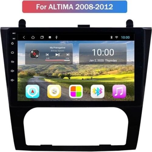 Android 10.0 System Quard Core 2G+32G WIFI HD 1024*600 Car GPS Nagavition For Nissan Atima 2008-2012 Car Radio Player