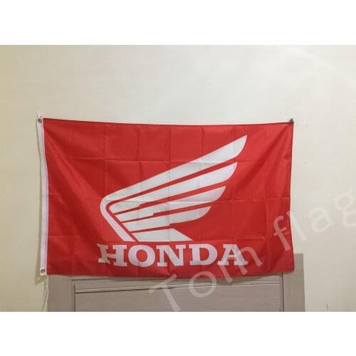 Big wings Red HONDA Flag 90*150cm For Decoration
