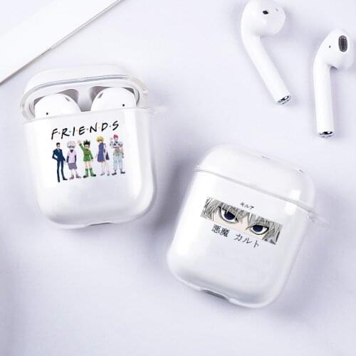 Hunter X Hunter HXH Anime Hunter X Hunter 3 Soft Silicone Earphone Case ForAirpods 1 2 Wireless Bluetooth Earphone Clear Cover