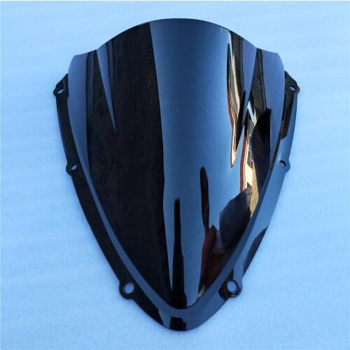 For Suzuki GSXR600 GSXR750 GSXR 600 750 K8 2008-2009 Motorcycle Bubble Windscreen High Quality Windshield Black Wind Deflectore