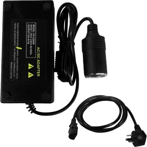 Home Power Converter 220V Input 12V Output Car Cigarette Lighter Socket Car Vacuum Cleaner Refrigerator Adapter electric Parts