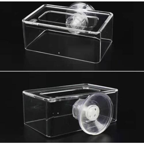 Aquarium Feeding Ring Fish Tank Station Floating Food Tray Feeder Aquarium Accessory with Strong Suction Cup Dropshipping