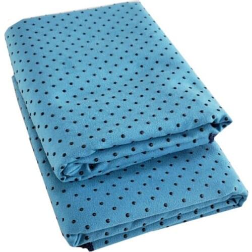 Lightweight easy carry microfiber antislip yoga towel yoga mat