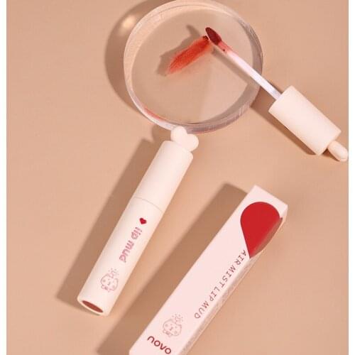 Matte Velvet Lips Mud Lip Glaze Lipstick White Lip And Cheeks Dual-use Lasting Makeup Cosmetics TSLM1
