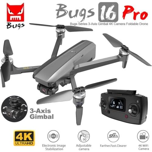 MJX B16 PRO Brushless Professional Drone 4K HD Camera Quadcopter 3-Axis Gimbal GPS Drone VS SG906 Pro 2 Max F11 4K Pro Dron B12