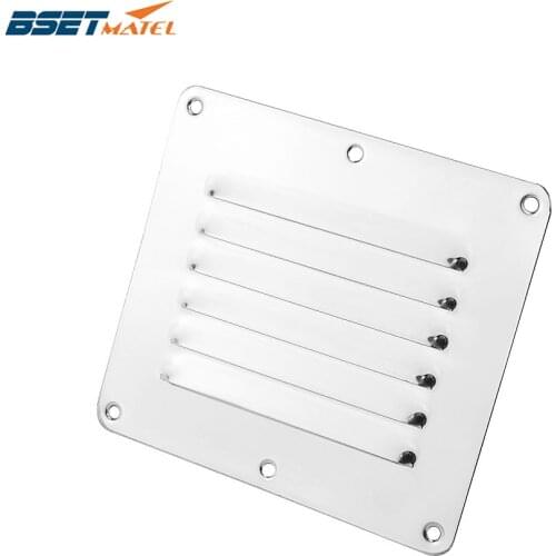 Marine Grade Stainless Steel 316 Boat Marine Square Air Vent Louver Vent Grille Ventilation Louvered Ventilator Grill Cover