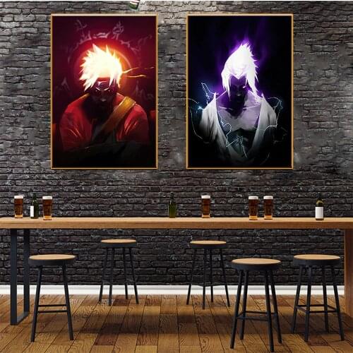 Bandai Naruto Anime Poster Print Sasuke Cartoon Art Canvas Painting Modern Mural Decoration PictureS Wall Home Decor Cuadros