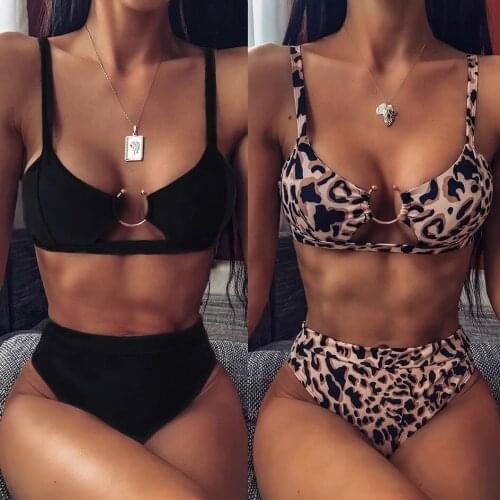 Sexy Swimsuit Women High Waist Bikini Micro High Leg Swimming Suit for Bathing Suit Snake Print Swimwear Women 2021 Bikinis Set