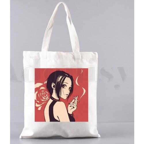Manga Anime Nana Osaki Anime Harajuku Ren Honjo Handbags Shoulder Bags Casual Shopping Girls Handbag Women Elegant Canvas Bag