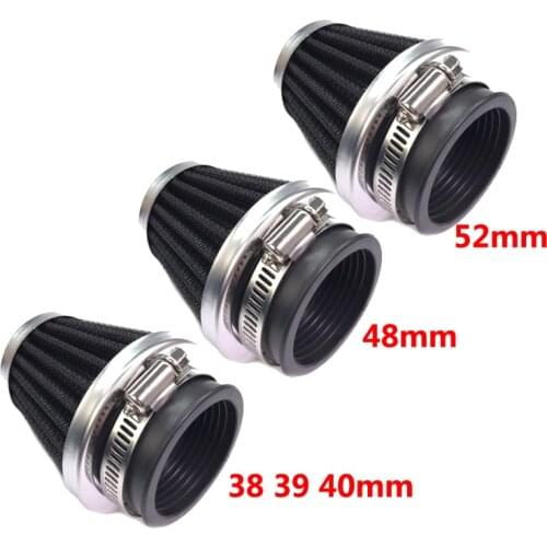 JEAZEA Motorcycle 38 39 40mm Air Filters Pod For Honda CB750 1969~1974 for CB750F 1976-1979 for Suzuki GS550 for Kawasaki
