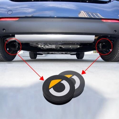 2pcs Rear Waterproof Anit Rust Tail Pipe Exhaust Tip Cover Protector Car Styling Accessories for Smart 451 453 Fortwo Forfour
