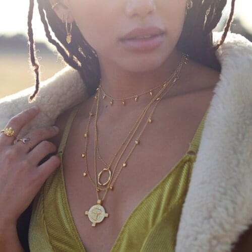 Silvology 925 Sterling Silver Beans Water Drop Necklace Gold Creative Super Texture Female Elegant Necklace 925 Silver Jewelry