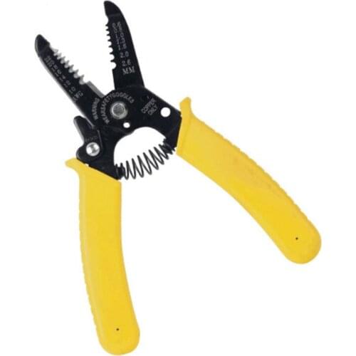 1PC Portable Wire Stripper Decrustation Pliers Cable Crimper Cutter Hand Tool 0.6-2.6 mm2 Stripping diameter Combination Plier