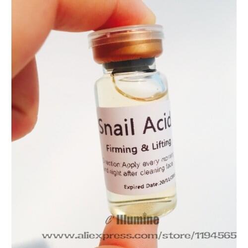10ml Snail Stoste Toner Protein Tender Skin Replenishment Moisturizing Acne Treatment Ageless Anti-wrinkle Brightening Beauty S