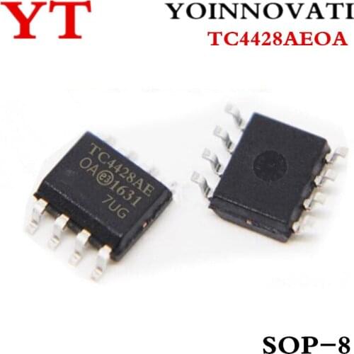 10pcs TC4428AEOA TC4428 4428 GATE DRVR LOW-SIDE 8SOIC IC