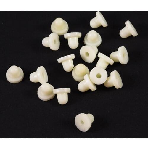 200pcs/lot Rubber Earring Back Silicone Round Ear Plug Blocked Caps Earrings Back Stoppers For DIY Parts Jewelry Findings Making