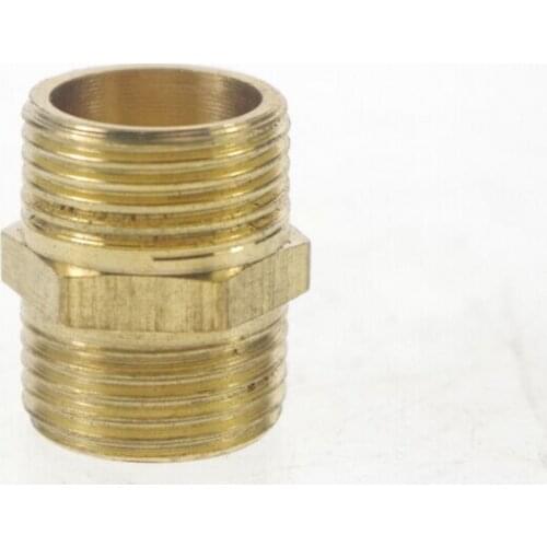 5PCS 1/2" BSPP Connection straight Male Pipe Brass Adapter Coupler Connector
