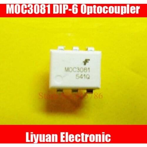 5pcs New Original MOC3081 DIP-6 Optocoupler / Triac Output Coupler