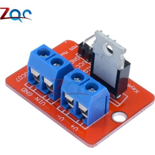 5pcs Top Mosfet Button IRF520 Mosfet Driver Module For Arduino MCU ARM For Raspberry Pi 3.3V-5V IRF520 Power MOS PWM Dimming LED