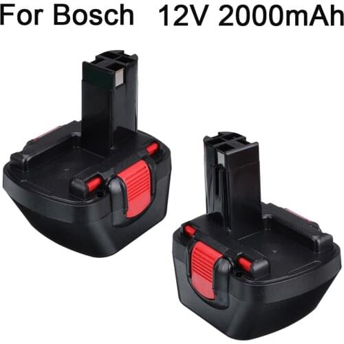 For Bosch 12V 2000mah PSR 1200 Rechargeable battery GSR 12V 2.0AH AHS GSB GSR 12 VE-2 BAT043 BAT045 BAT046 BAT049 BAT120 BAT139