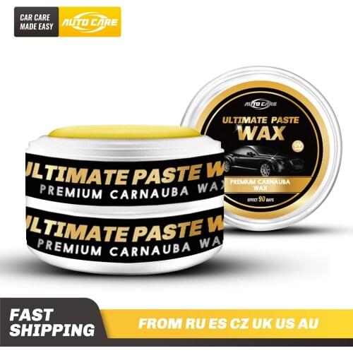 Net 280g Premium Carnauba Car Wax Crystal Hard Wax Paint Care Scratch Repair Maintenance Wax Paint Surface Coating Free Sponge