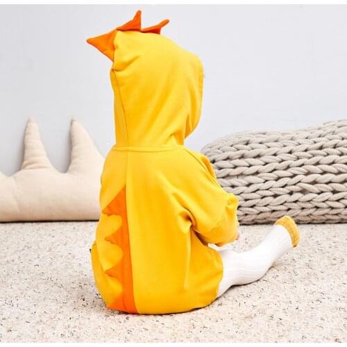 Baby Cute Autumn Winter Newborn Infant Baby Boy Girl Hooded Cartoon Cotton Romper Jumpsuit Warm Clothes for newborns