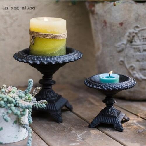 Fjsmjnyqm Decorative Metal Candlesticks