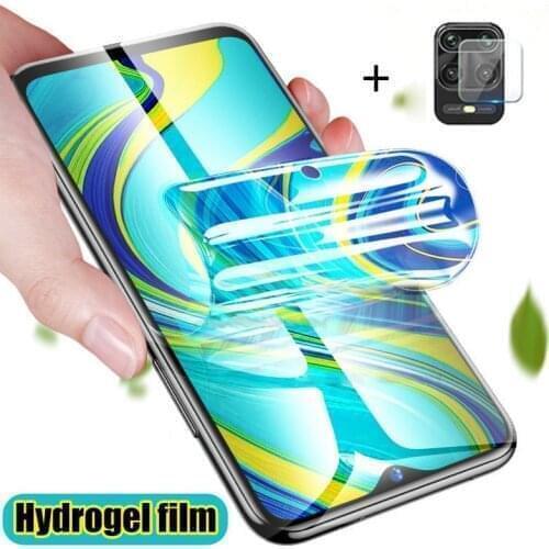 Hydrogel Film + Camera Glass for Redmi Note 9s Xiaomi 9s 9C 9i Screen Protector Note9s 9pro Max xiomi note 9 s Hidrogel Redmi 9s