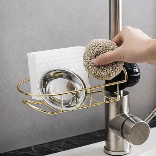 Sponge Holder Draining Sink Box kitchen Storage Shelf Organizer Draining Rack Dish Storage Rack Stands Tidy Utensils Towel Rack
