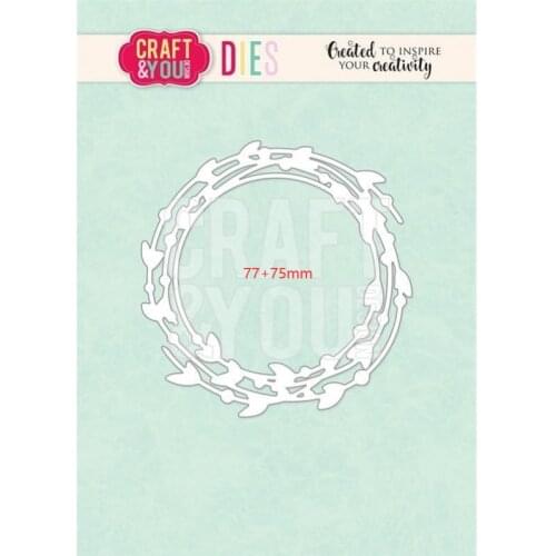 Circle frame 2 Metal cutting dies cut die mold card Scrapbook paper craft knife mould blade punch stencils