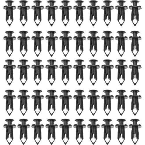 Mayitr 8mm 50pcs Plastic ATV UTV Rivet Fastener Styling Bumper Cover Fender Bumper Fixed Clip Accessories