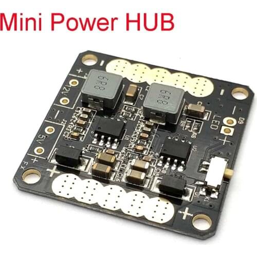 Mini Power Hub Power Distribution Board PDB with BEC 5V & 12V for FPV QAV250 ZMR250 Multicopter Quadcopter