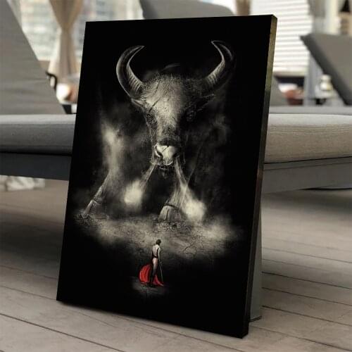 Wall Decor Bullfighting Festival Canvas Painting Wall Art Posters Prints Wall Picture for Living Room Home Wall Cuadros No Frame