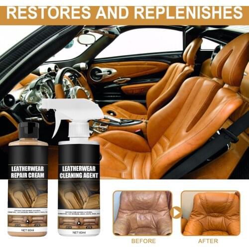 Car Interior Cleaner for Leather Seat Multipurpose Rinse-Free Foam Cleaning Decontamination Agent M8617