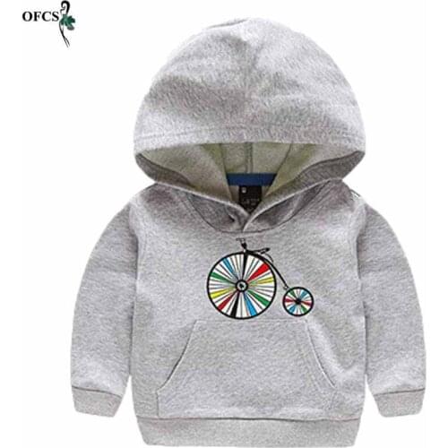 Autumn winter children girl grey yellow jerseys male children hoodies toddler hoodie clothes cotton clothes 2-8 years old