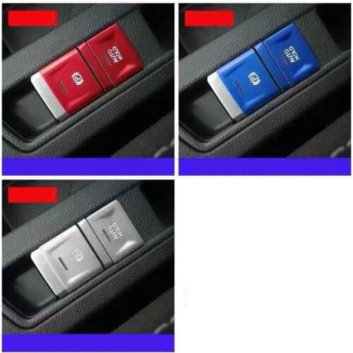 Fit For Volkswagen T-ROC 18 One-key Start Handbrake Button Sticker Button Sticker Interior Modification Accessories