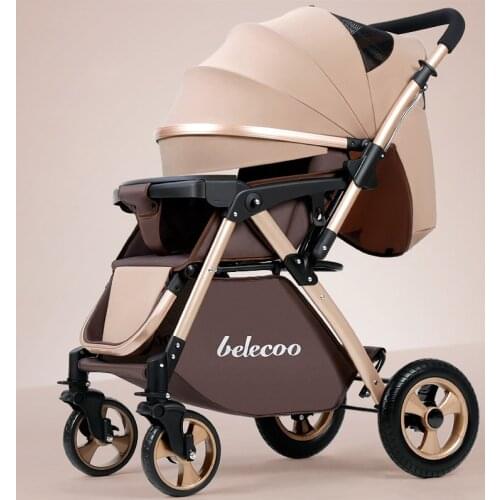 Portable Baby Stroller Folding Newborn Travel Pram Can Sit Recline Baby Carriage Anti-vibration Infant Stroller for 0~3Y