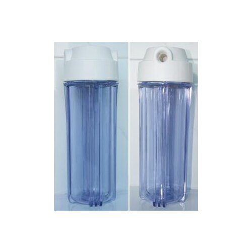 10 inches Europe style buckle transparent water filter housing 29cm high Explosion-proof