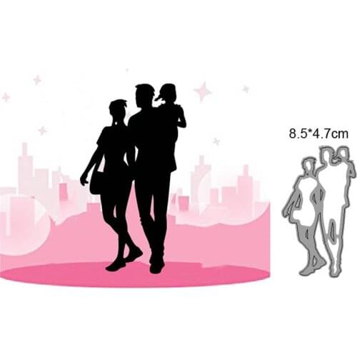 Craft Dies Family Of Three Metal Cutting Dies Cut Die Mold Decoration Scrapbooking Dies Knife Mould Blade Punch Stencils Dies