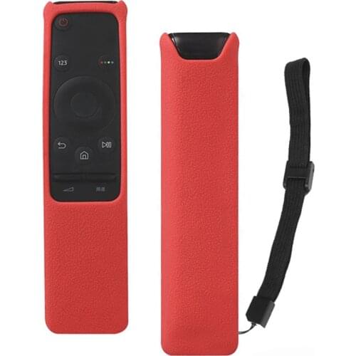 SIKAI Silicone Protective Case Cover for Samsung Smart TV BN59-01259B/01259E/01260 Controller Cover Dustproof Remote Holder Skin