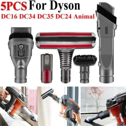Hard Brush Head Replacements Home Cleaning Tools For Dyson V6 DC16 DC24 Animal DC34 Refurbished DC35 Vacuum Cleaner Accessories