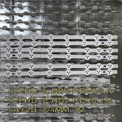 LED Backlight strip 42FHD-L NDV REV0.2 For 42HXT12U 42HXT42U LINSAR 42LED450S 42LED400S 42LED450S 42LED400S VES420UNDL-N01 N02